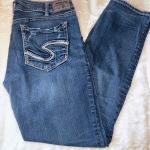 Silver Jeans Women's Classic Blue Boot Cut Jeans